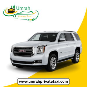 GMC luxury vehicle used for Umrah private taxi service in Saudi Arabia by Umrah Private Taxi